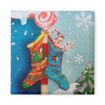 Christmas Socks Refrigerator Magnets