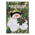 Christmas Soldier Snowman Cards