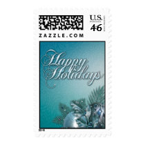 Christmas Sparkle Happy Holidays Postage stamps