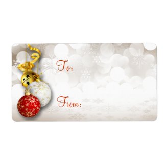 Christmas Sparkles Christmas Gift Labels