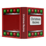 Christmas Spheres Recipe Binder