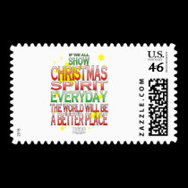 Christmas Spirit postage