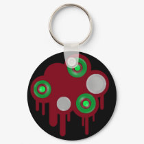 Christmas Splat keychains by TinasGraphics Christmas Splat keychains
