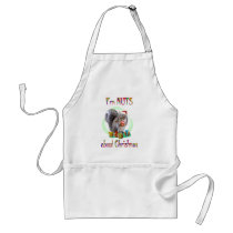 Christmas Squirrel aprons by holidayideas Christmas Squirrel aprons