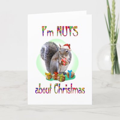 Christmas Squirrel cards