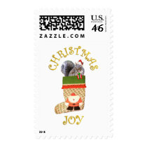 Christmas Squirrel stamps