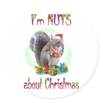Christmas Squirrel stickers by holidayideas Christmas Squirrel stickers