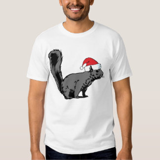 christmas squirrel t shirt