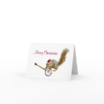Christmas Squirrel with Banjo cards