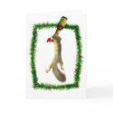 Christmas Squirrel with Beer cards