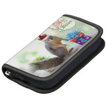 Christmas Squirrel with Christmas Presents Organizer