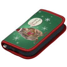 Christmas Squirrel with Snowflakes Planner