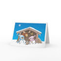 Christmas stable scene cards