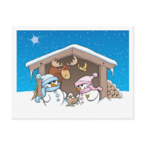 Navidad estable escena tarjetas postales by rykproductions Navidad estable escena tarjetas postales