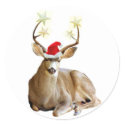 Christmas Stag stickers