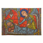 Christmas Stained Glass Angel w/ St. Joseph placemats