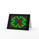 Christmas Stained Glass III (Christmas Card) by pauljohnkurf Christmas Stained Glass III (Christmas Card)