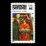 Christmas Stamp:  Christmas Carol - by Rossetti stamps
