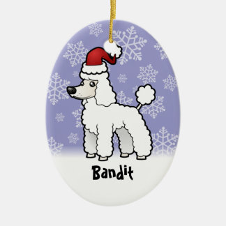 mini poodle ornament