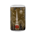 Christmas Star and Steeple on Gold Blackberry Bold Covers
