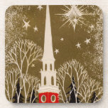 Christmas Star and Steeple on Gold Coasters