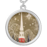 Christmas Star and Steeple on Gold Jewelry
