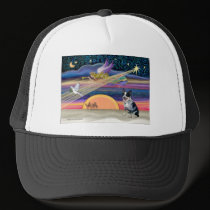 Christmas Star - Australian Cattle Dog hats by dogartchristmasgifts Christmas Star - Australian Cattle Dog hats