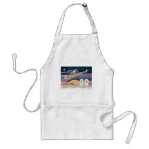 Christmas Star - Bolognese (two) Aprons