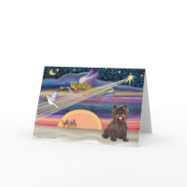 Christmas Star - Cairn Terrier (brindle) cards