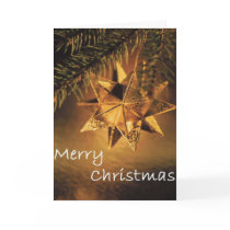 Christmas Star Greeting Card