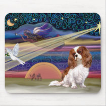 Christmas Star - Cavalier (Blenheim) mousepads