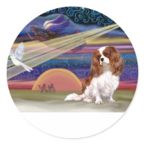 Christmas Star - Cavalier (Blenheim) stickers