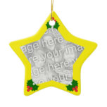 Christmas Star Custom Ornament