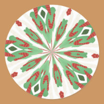 Christmas Star Design stickers