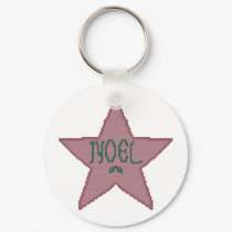 Christmas Star Keychain by ingasi Christmas Star Keychain