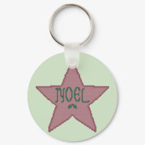 Christmas Star Keychain by ingasi Christmas Star Keychain