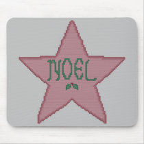 Christmas Star Mousepad by ingasi Christmas Star Mousepad