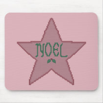 Christmas Star Mousepad by ingasi Christmas Star Mousepad