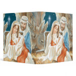 Christmas Star Nativity Painting Binder