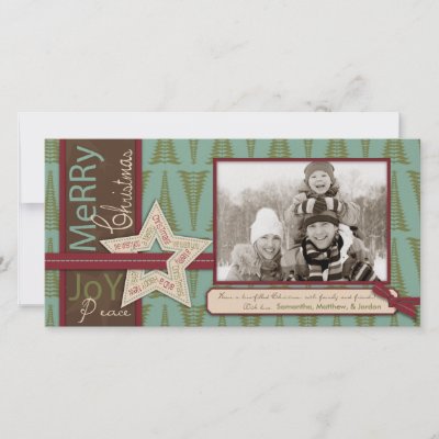 Christmas Star Photo Card