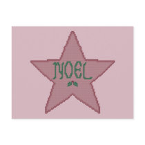 Christmas Star Postcard by ingasi Christmas Star Postcard