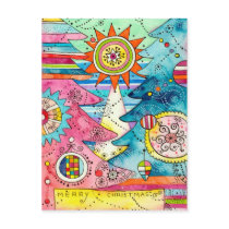 Christmas Star postcards