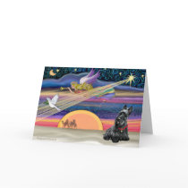 Christmas Star - Scottish Terrier 2B cards by dogartchristmasgifts Christmas Star - Scottish Terrier 2B cards