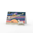Christmas Star - Sealyham Terrier cards by dogartchristmasgifts Christmas Star - Sealyham Terrier cards