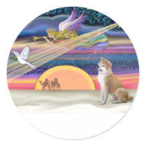 Christmas Star - Shiba Inu stickers