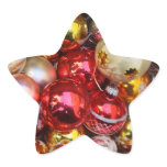 Christmas star stickers