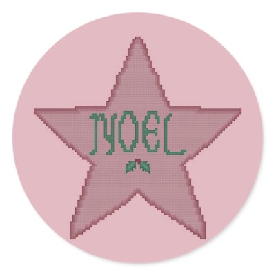 Christmas Star Sticker