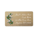 Christmas Starfish Beach Sand Return Address Label