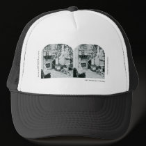 Christmas Stereoview - Vintage hats