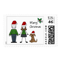 Christmas Stick Figures stamps